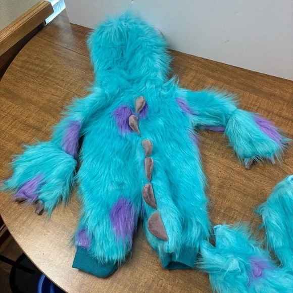 Disney Infant MONSTERS INC. SULLEY COSTUME 0-3 MONTHS Baby - Picture 6 of 10